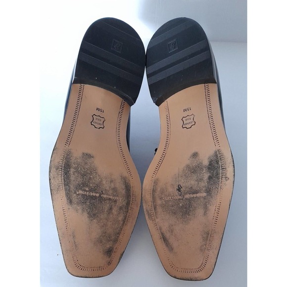 Giorgio Brutini Private Collection Black Leather And Fabric Dress Shoes Size 15M main image 7